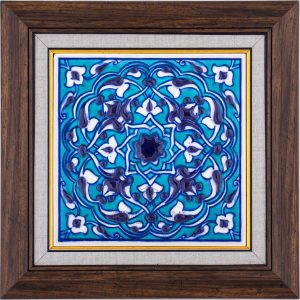 10X10-GÇ134-RUMİ-DESENİ-MAVİBEYAZ-TURKUAZ-ZEMİN