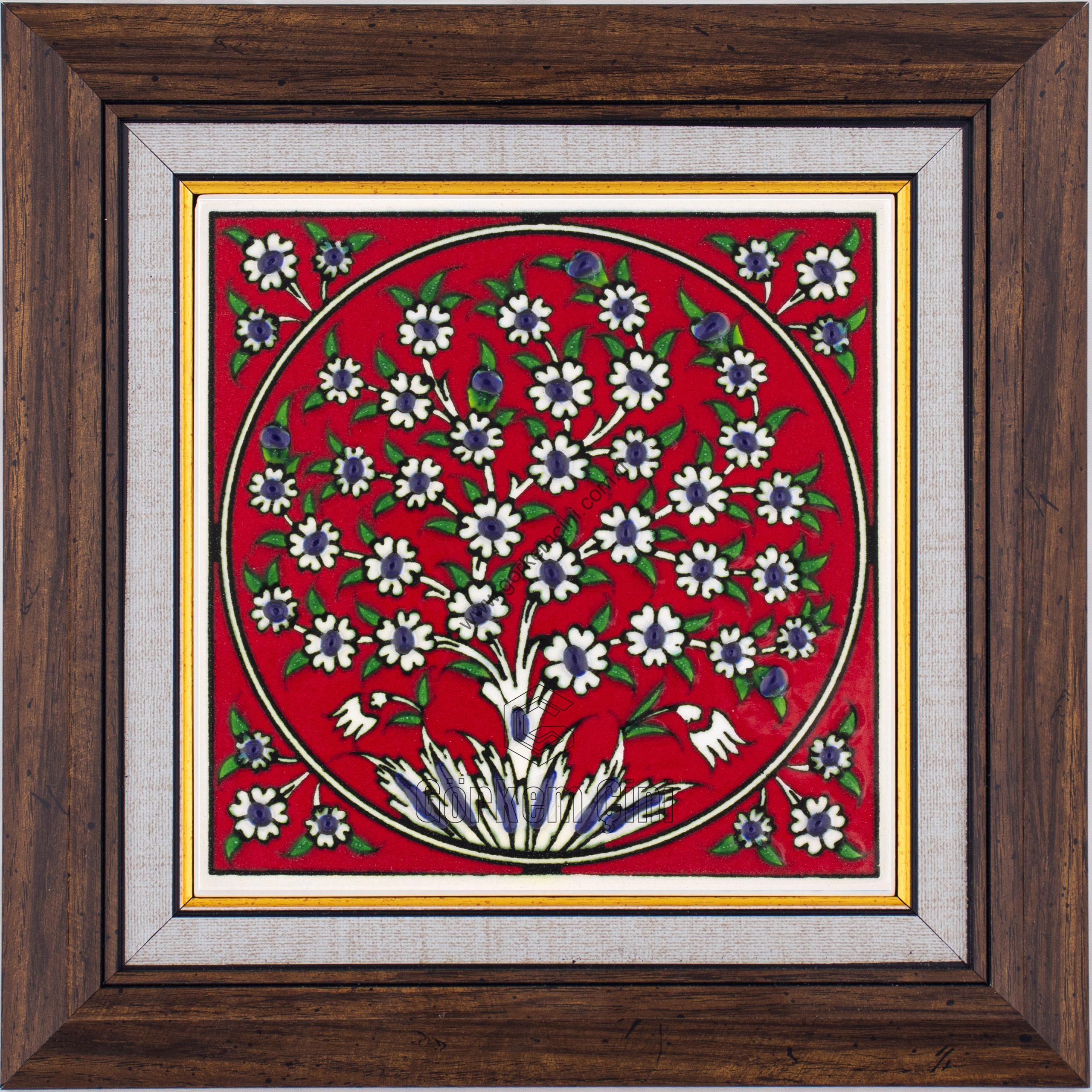 10X10-GÇ044-HAYAT-AĞACI-DESENİ-KIRMIZI-ZEMİN