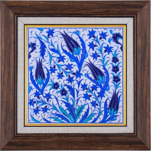 20X20-GÇ181-LALELİ-YILDIZ-ÇİÇEKLİ-DESEN-MAVİBEYAZ