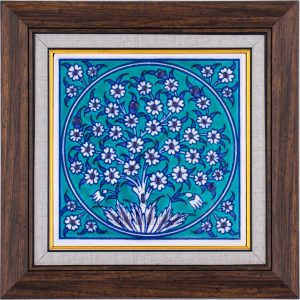 10X10-GÇ046-HAYAT-AĞACI-MAVİBEYAZ-DESENİ-TURKUAZ-ZEMİN