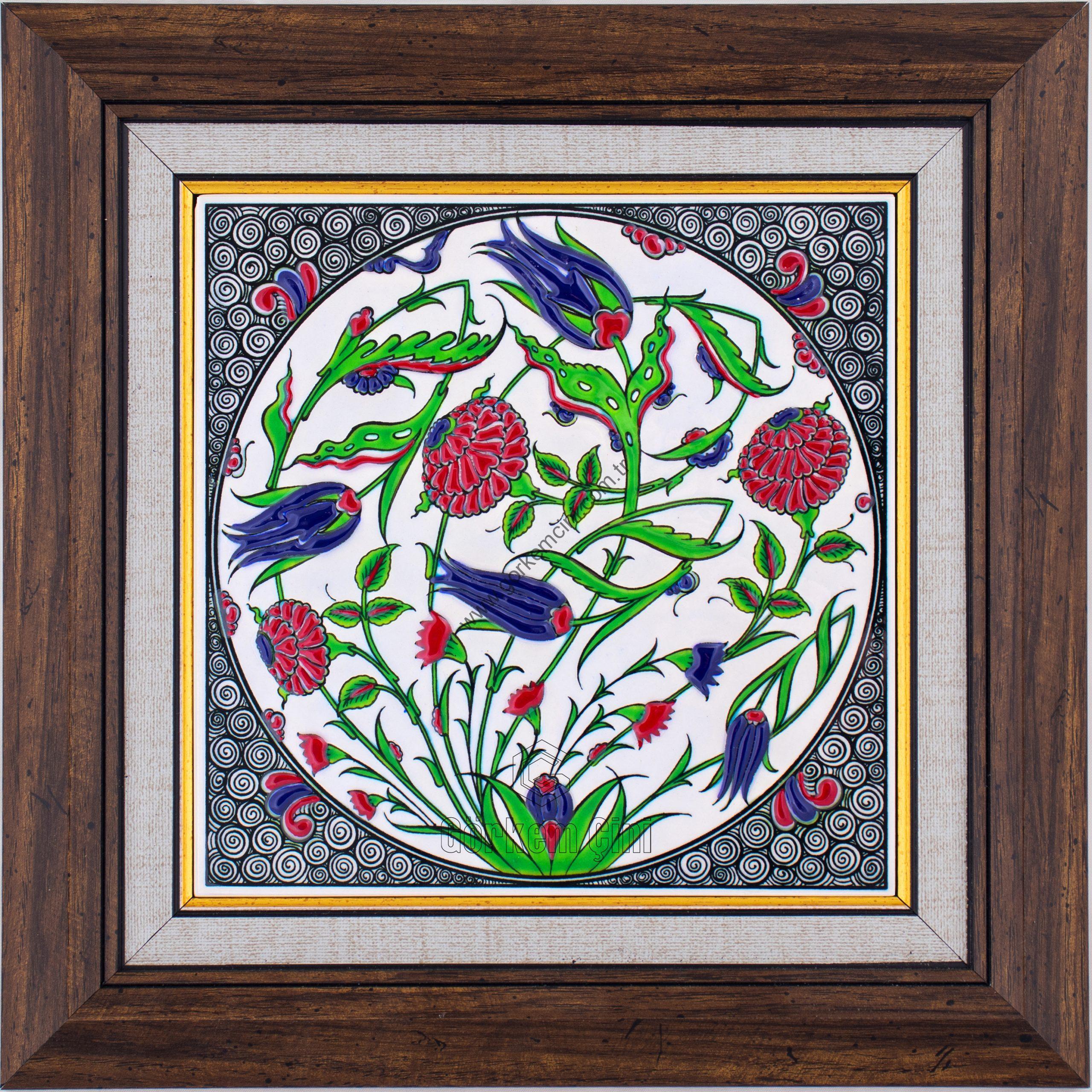 20X20-GÇ127-KLASİK-BİTKİSEL-DESEN-RENKLİ