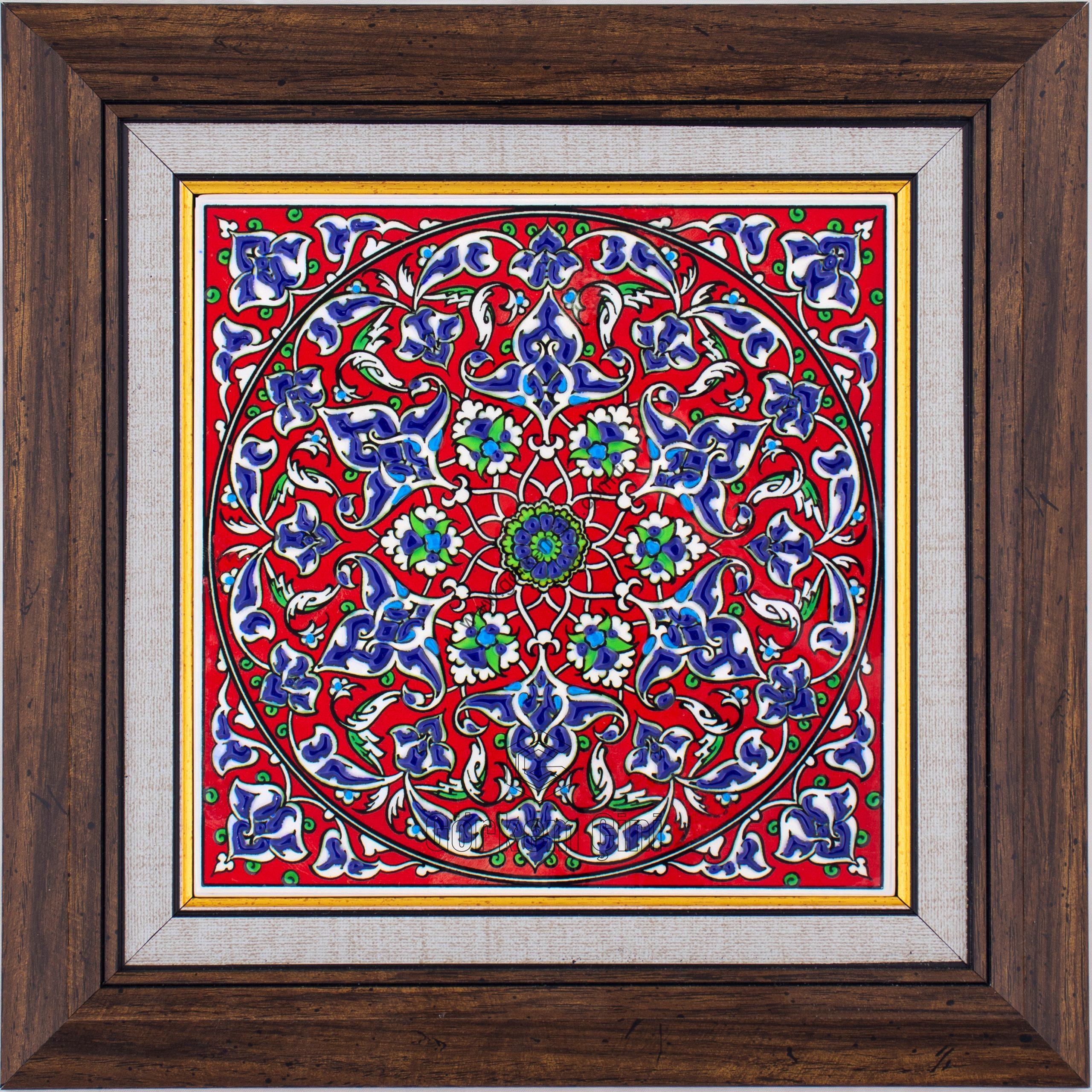 20X20-GÇ084-SEYREK-GEOMETRİK-RUMİ-KIRMIZI-ZEMİN