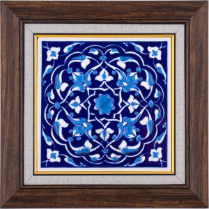 10X10-GÇ133-RUMİ-DESENİ-MAVİBEYAZ-KOBALT-ZEMİN