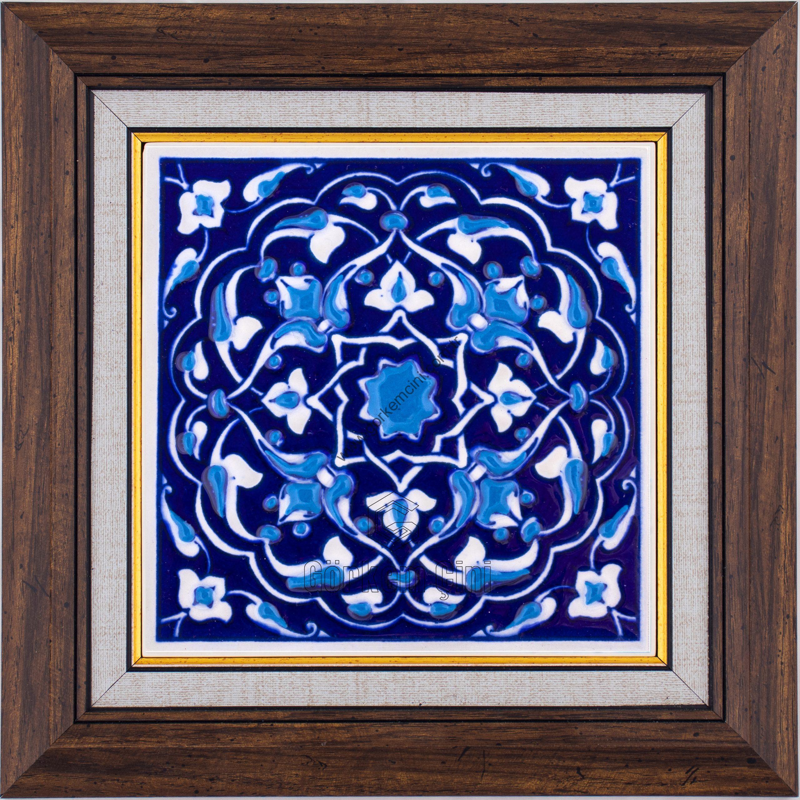 10X10-GÇ133-RUMİ-DESENİ-MAVİBEYAZ-KOBALT-ZEMİN