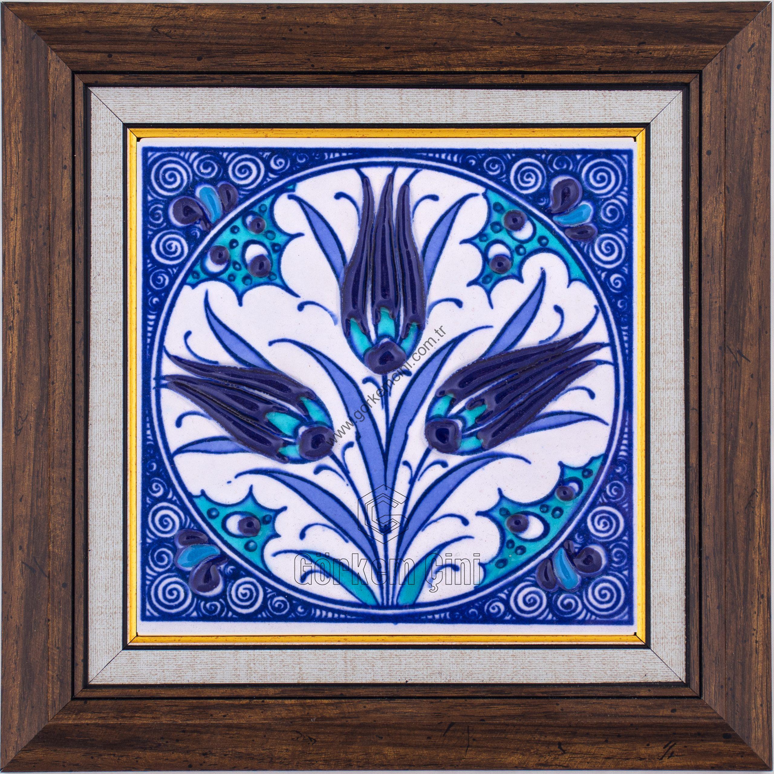 10X10-GÇ026-ÜÇ-LALELİ-BİTKİSEL-DESEN-MAVİBEYAZ-TURKUAZ-ZEMİN