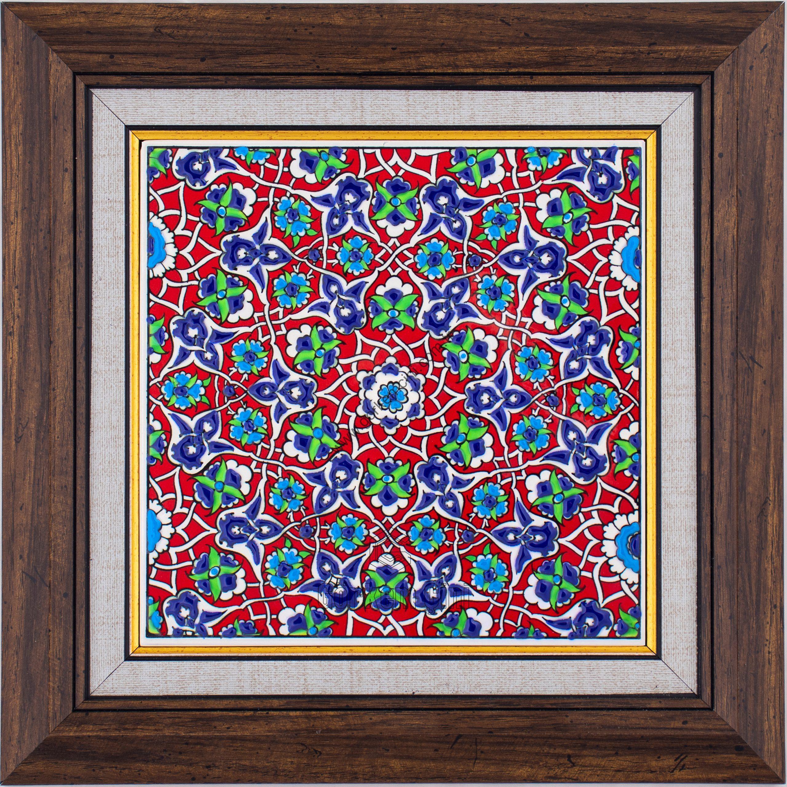 20X20-GÇ094-SIK-GEOMETRİK-RUMİ-KIRMIZI-ZEMİN