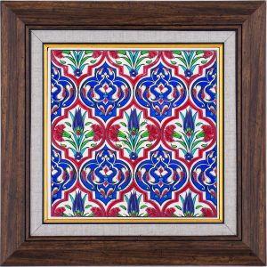 20X20-GÇ011-HANELİ-KARANFİL-LALELİ-DESEN-KOBALT-ZEMİN