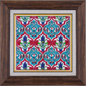 20X20-GÇ012-HANELİ-KARANFİL-LALELİ-DESEN-TURKUAZ-ZEMİN