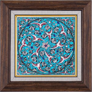 20X20-GÇ063-BABANAKKAŞ-DESENİ-TURKUAZ-ZEMİN