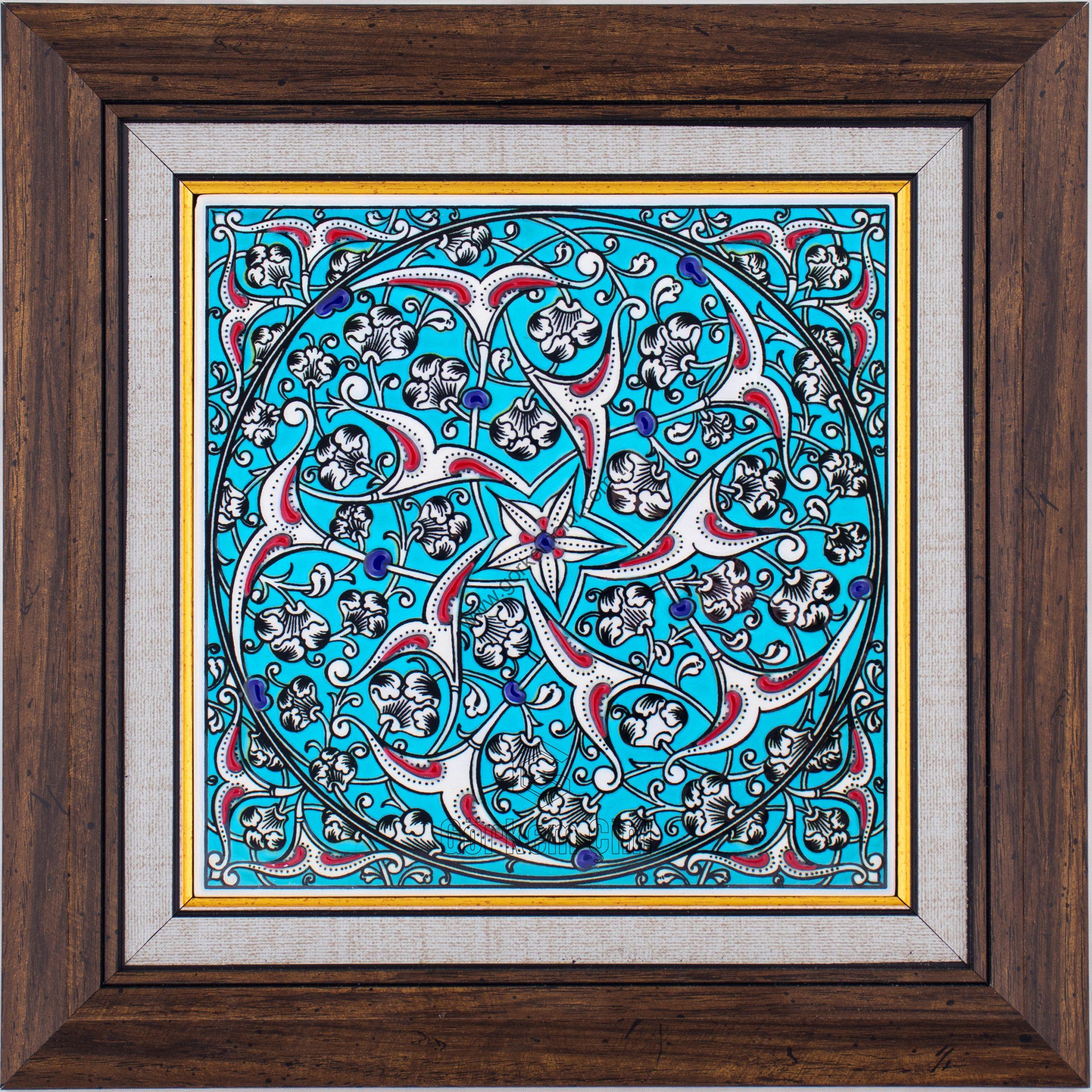 20X20-GÇ063-BABANAKKAŞ-DESENİ-TURKUAZ-ZEMİN