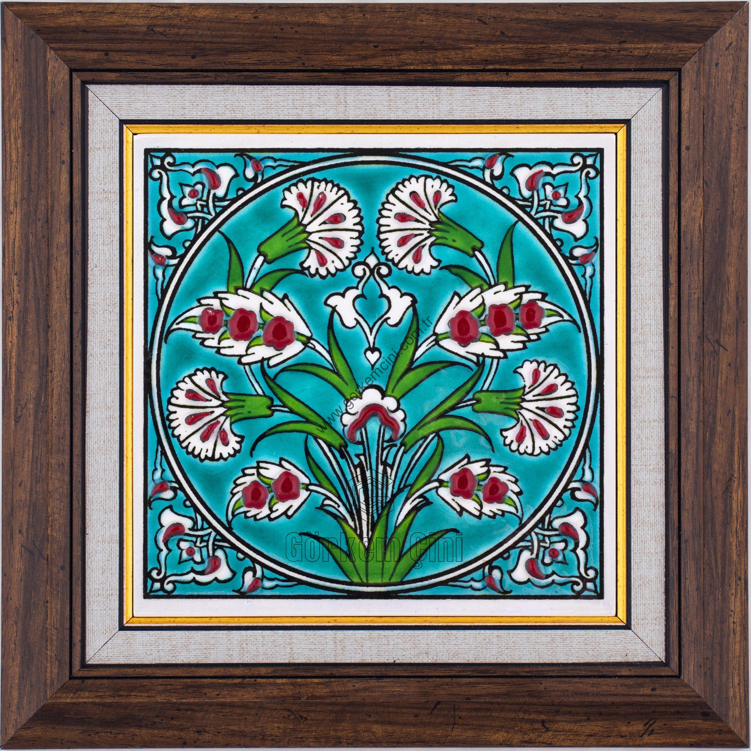 10X10-GÇ121-KARANFİL-HANÇER-YAPRAK-DESENİ-TURKUAZ-ZEMİN