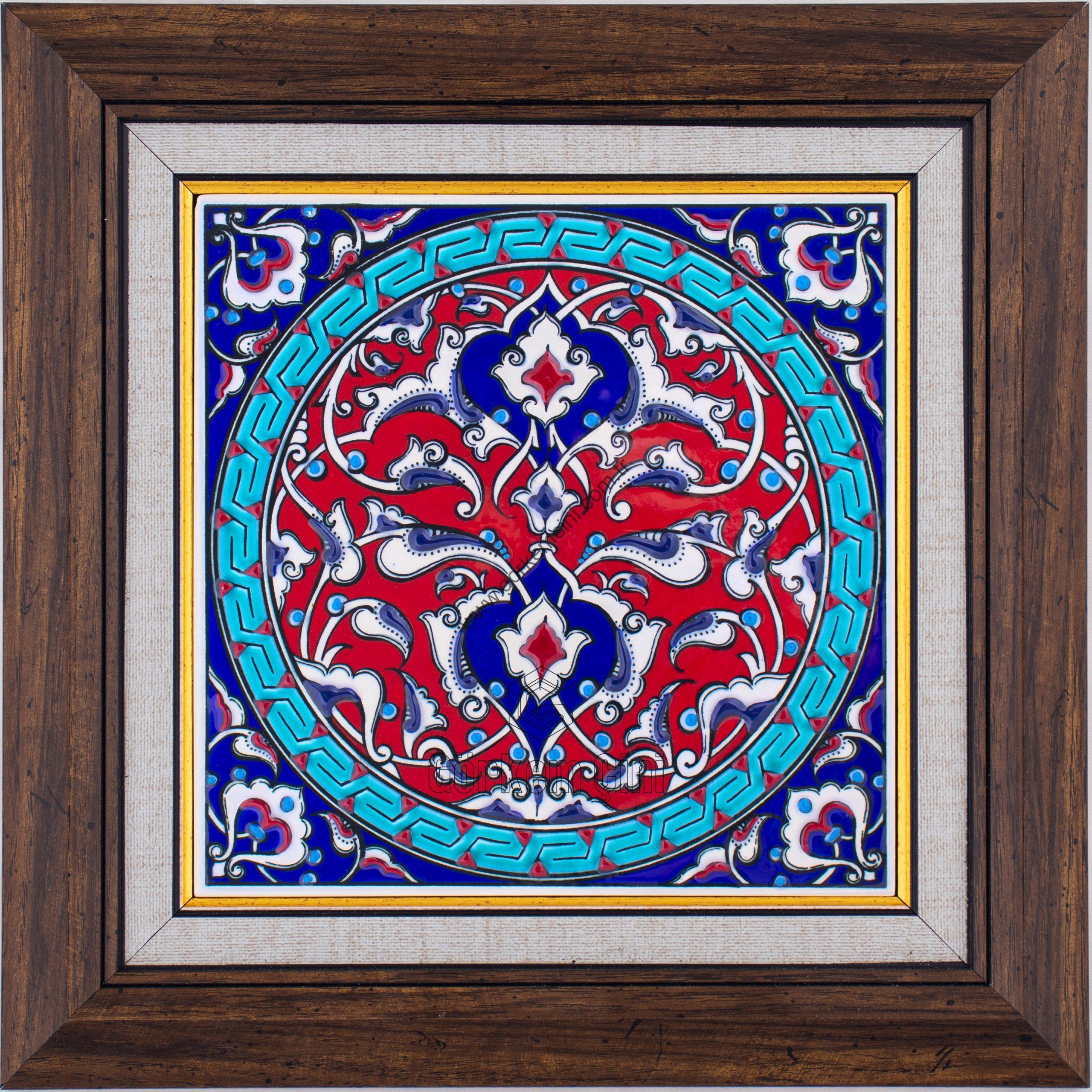 20X20-GÇ124-RUMİ-DESENİ-KIRMIZI-ZEMİN