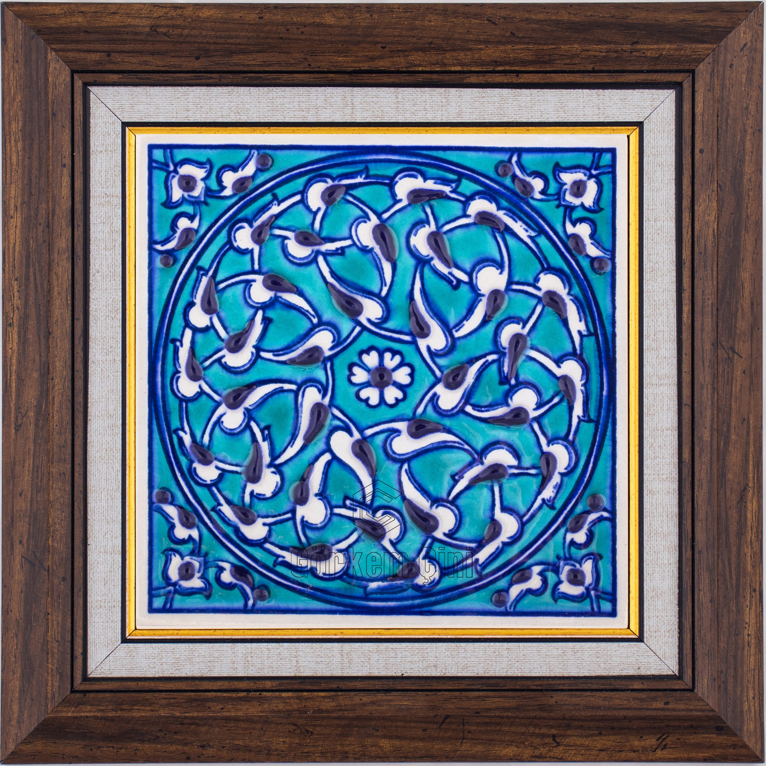 10X10-GÇ144-RUMİ-DESENİ-MAVİBEYAZ-TURKUAZ-ZEMİN