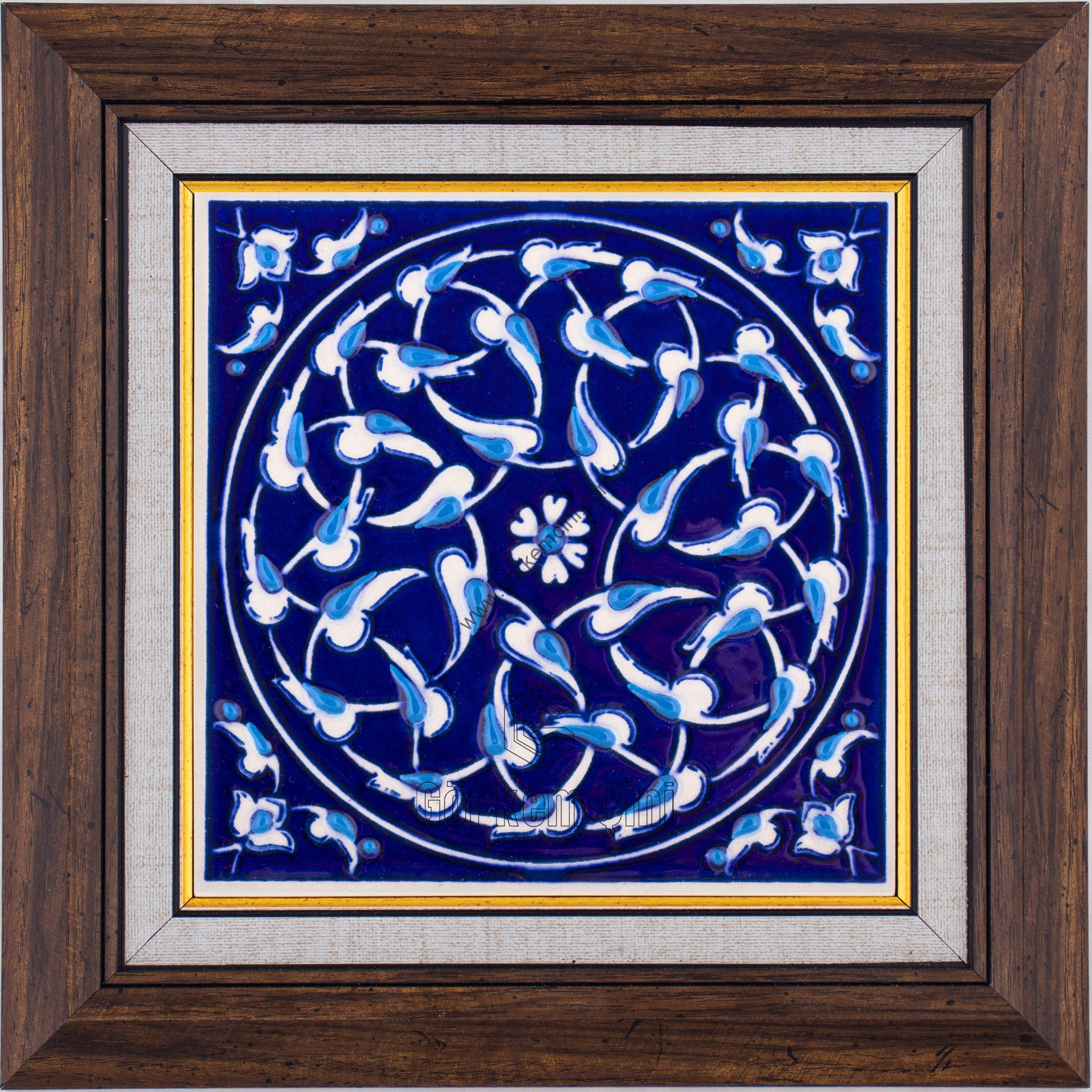 10X10-GÇ143-RUMİ-DESENİ-MAVİBEYAZ-KOBALT-ZEMİN