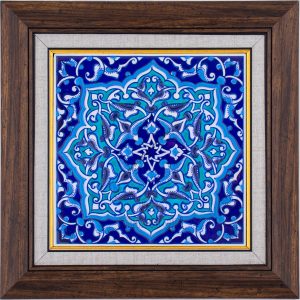 20X20-GÇ150-RUMİ-DESENİ-MAVİBEYAZ-TURKUAZ-ZEMİN
