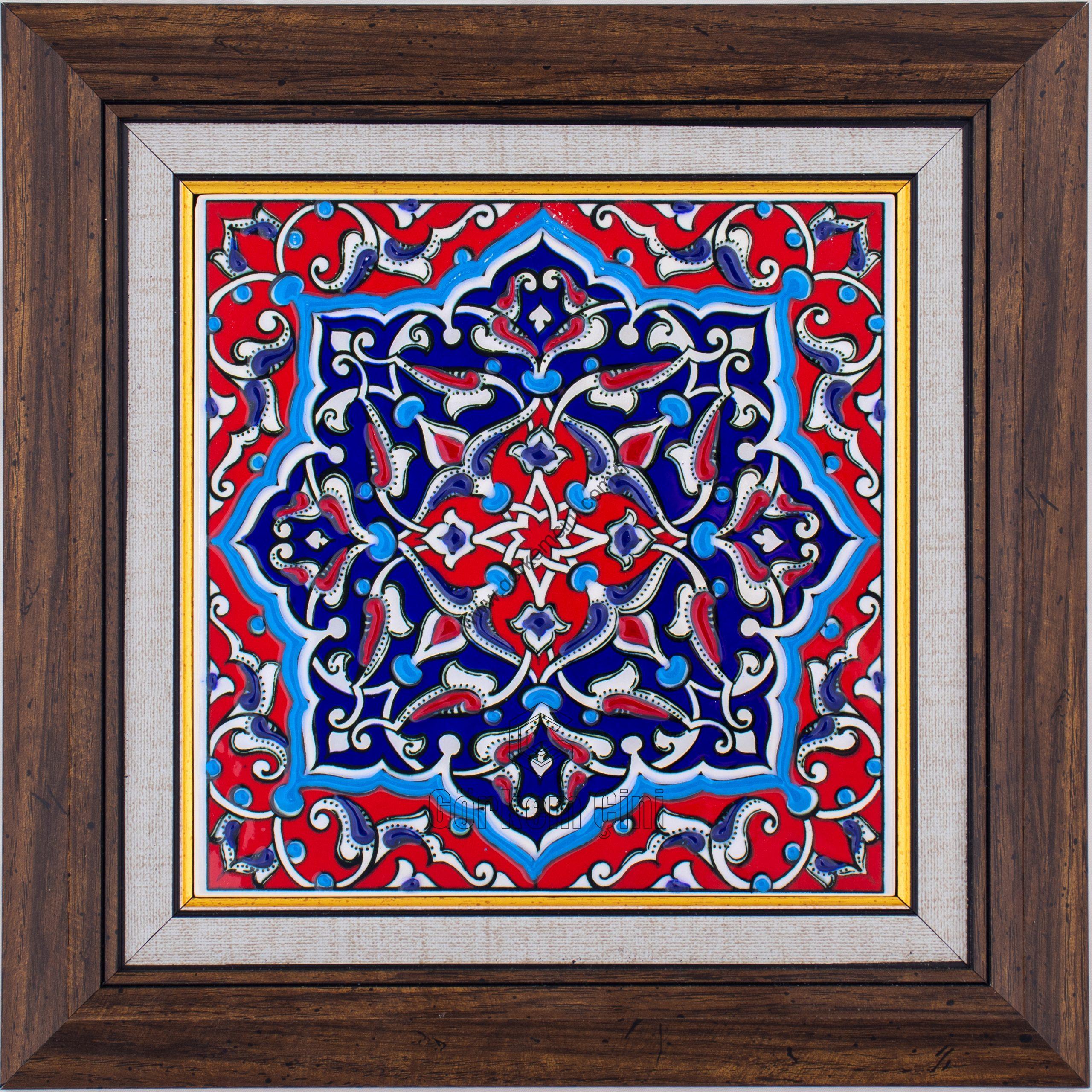 20X20-GÇ146-RUMİ-DESENİ-KOBALT-ZEMİN