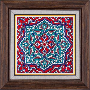 20X20-GÇ147-RUMİ-DESENİ-TURKUAZ-ZEMİN