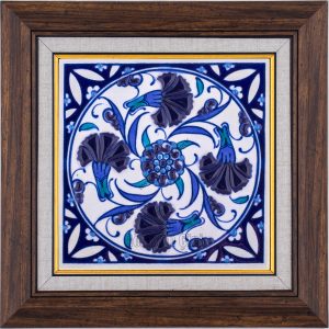 10X10-GÇ112-DÖRT-KARANFİL-DESENİ-MAVİBEYAZ-KOBALT-ZEMİN