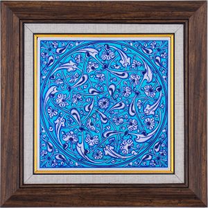 20X20-GÇ169-BABA-NAKKAŞ-DESENİ-MAVİBEYAZ-TURKUAZ-ZEMİN