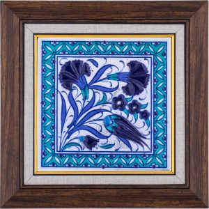 10X10-GÇ149-LALE-KARANFİL-PENÇ-DESENİ-MAVİBEYAZ-TURKUAZ-ZEMİN