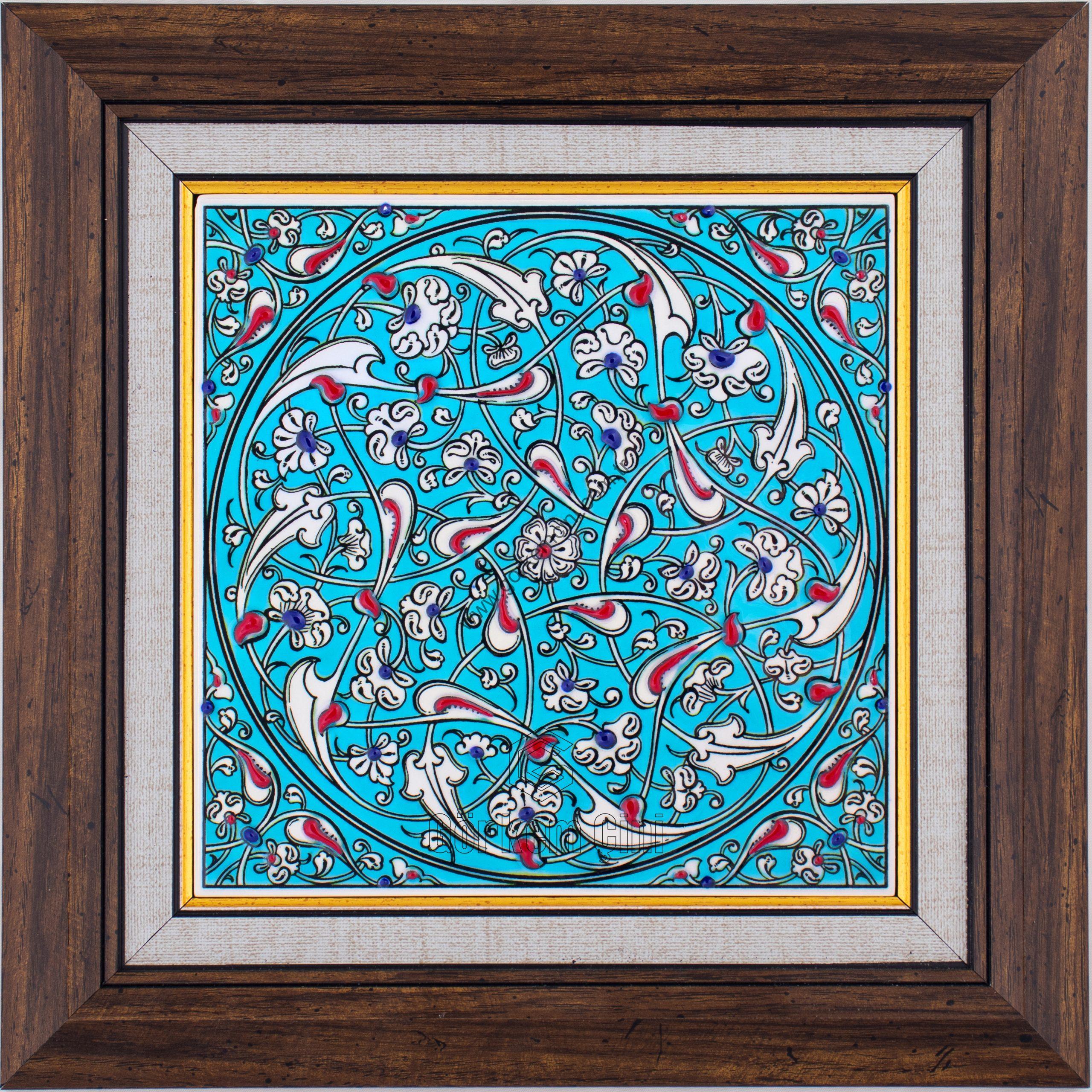 20X20-GÇ166-BABA-NAKKAŞ-DESENİ-TURKUAZ-ZEMİN
