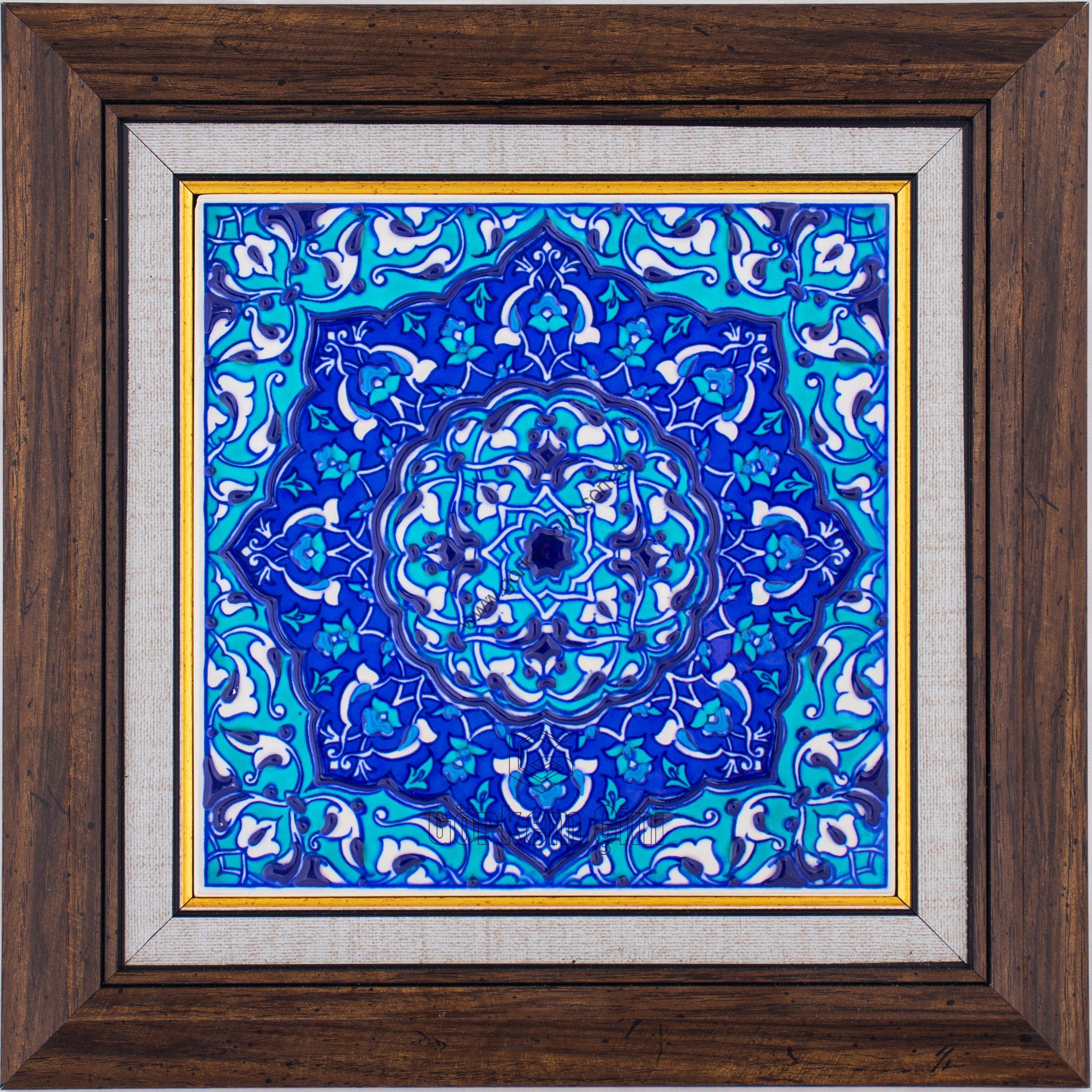20X20-GÇ054-RUMİ-DESENİ-MAVİBEYAZ-TURKUAZ-ZEMİN