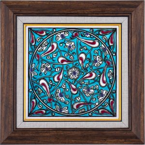 10X10-GÇ101-BABANAKKAŞ-DESENİ-TURKUAZ-ZEMİN