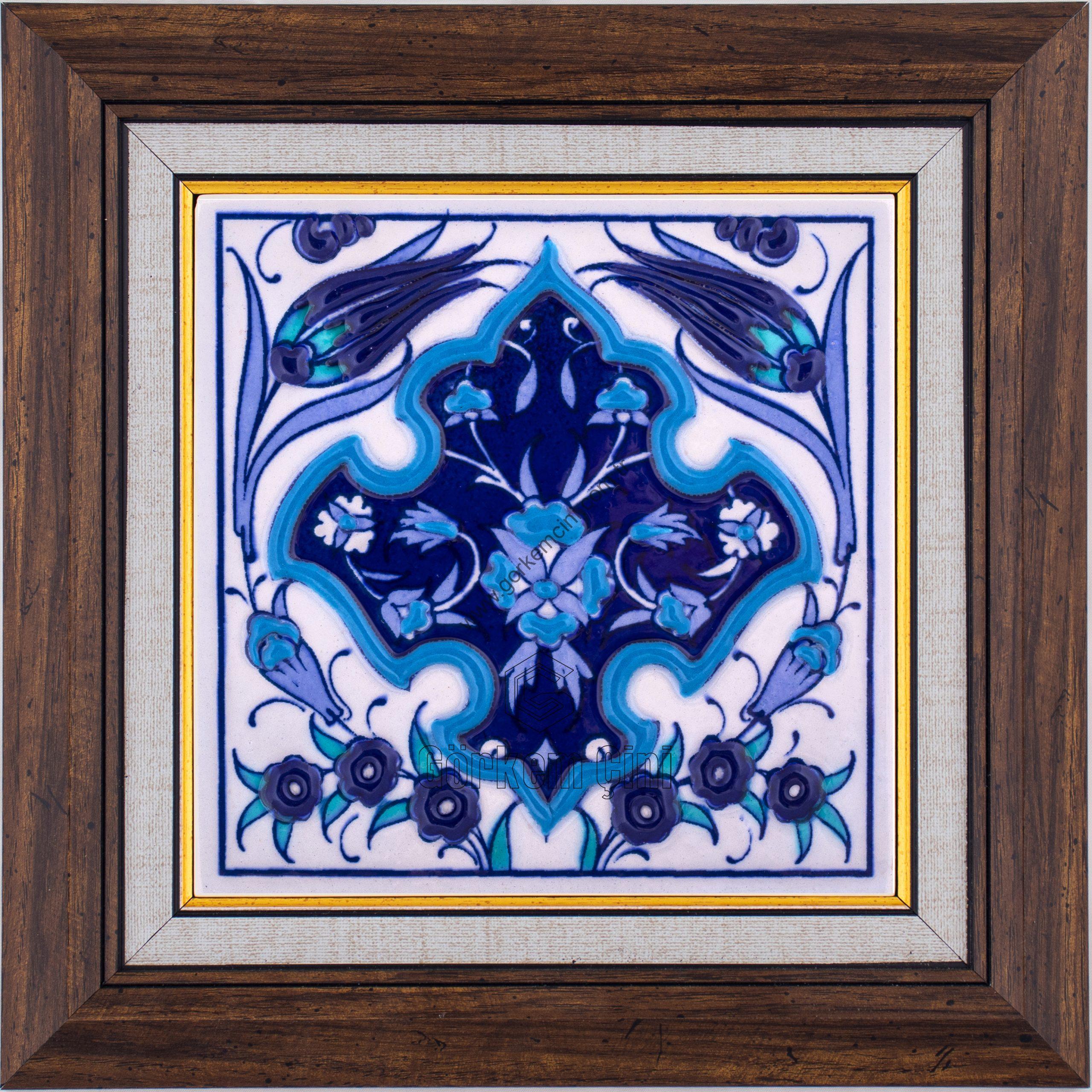 10X10-GÇ016-LALE-PENÇ-HATAYİ-DESENİ-MAVİBEYAZ-KOBALT-ZEMİN