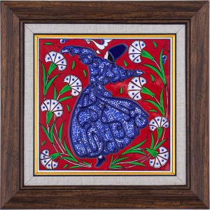 10X10-GÇ039-SEMAZEN-DESENİ-KIRMIZI-ZEMİN