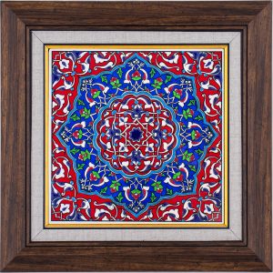 20X20-GÇ052-RUMİ-DESENİ-KIRMIZI-ZEMİN