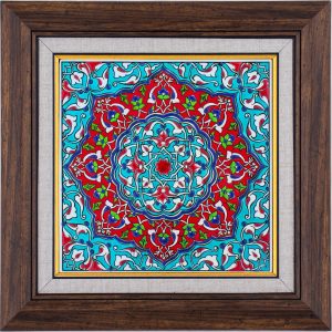 20X20-GÇ051-RUMİ-DESENİ-TURKUAZ-ZEMİN