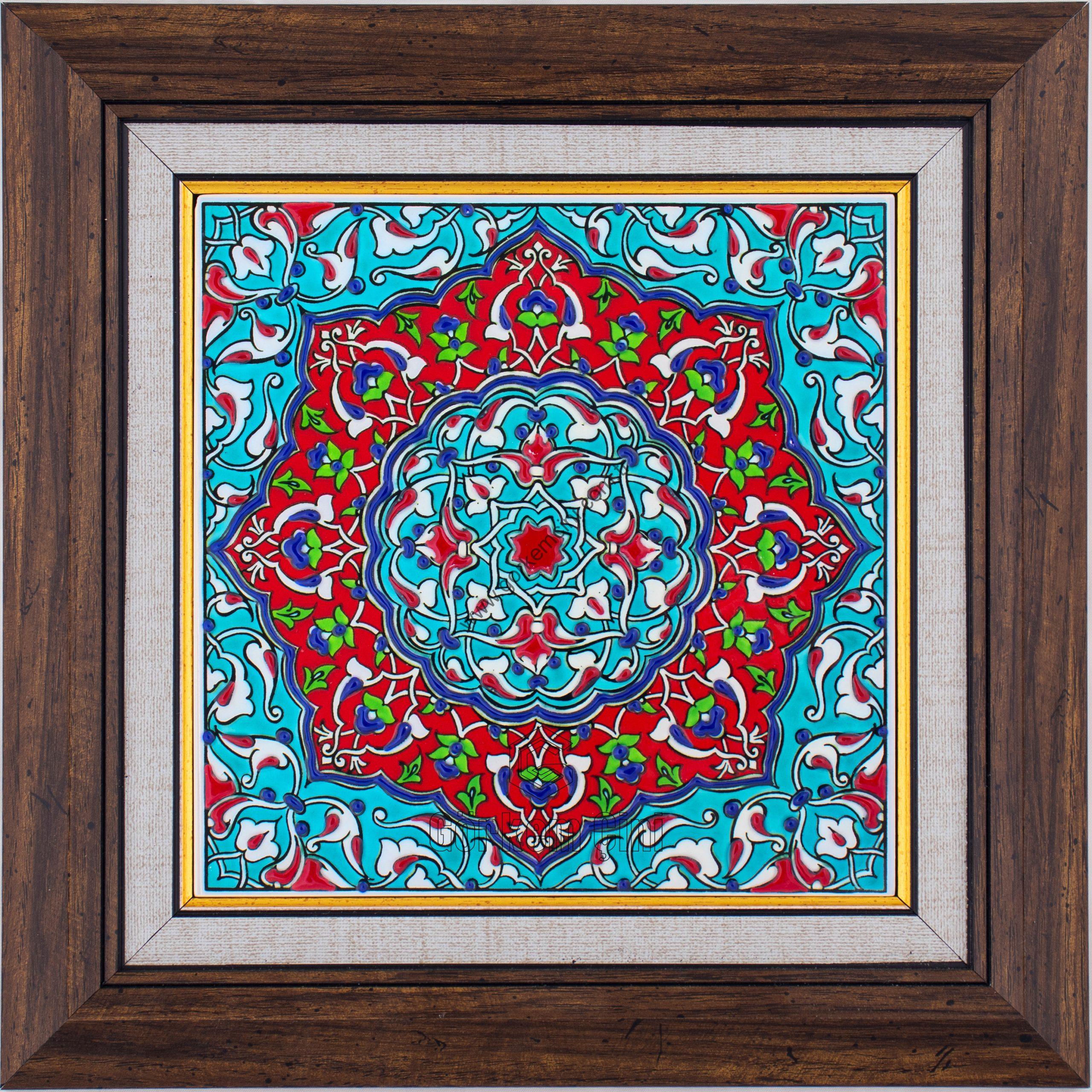 20X20-GÇ051-RUMİ-DESENİ-TURKUAZ-ZEMİN