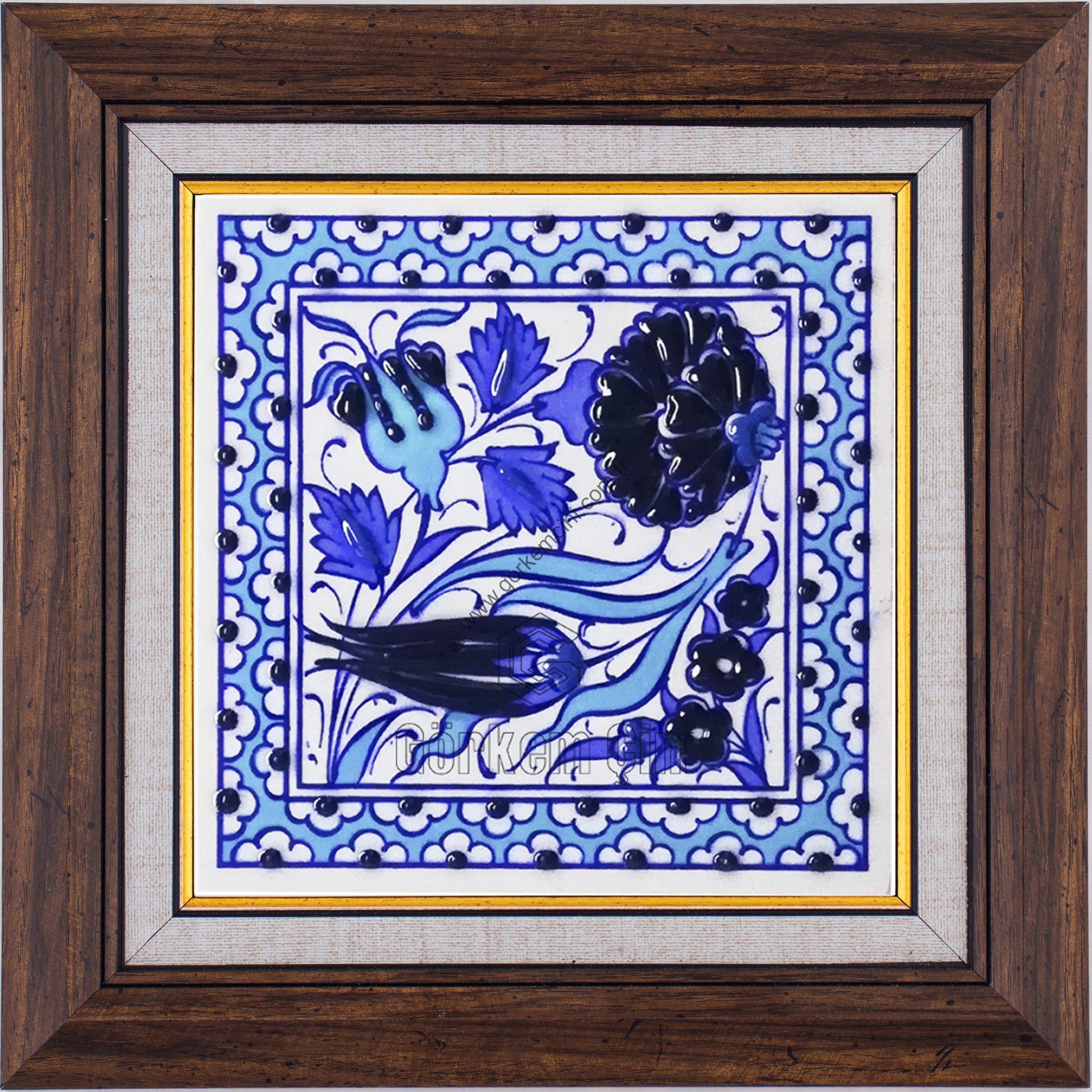 10X10-GÇ139-LALE-GÜL-DESENİ-MAVİBEYAZ-TURKUAZ-ZEMİN