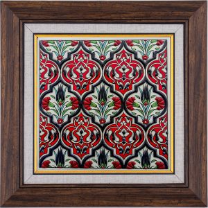 20X20-GÇ013-HANELİ-KARANFİL-LALELİ-DESEN-KIRMIZI-ZEMİN