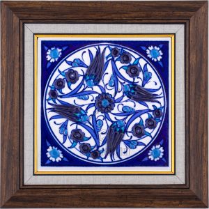 10X10-GÇ082-LALE-PENÇ-DESENİ-MAVİBEYAZ-KOBALT-ZEMİN