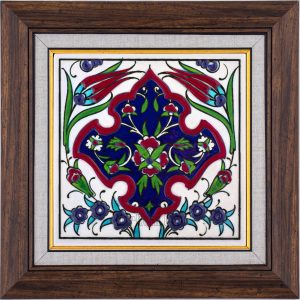 10X10-GÇ014-LALE-PENÇ-HATAYİ-DESENİ-KOBALT-ZEMİN