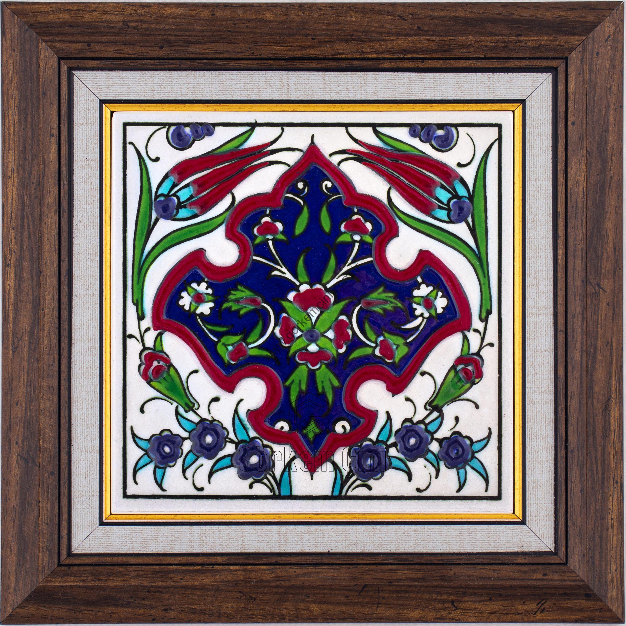 10X10-GÇ014-LALE-PENÇ-HATAYİ-DESENİ-KOBALT-ZEMİN