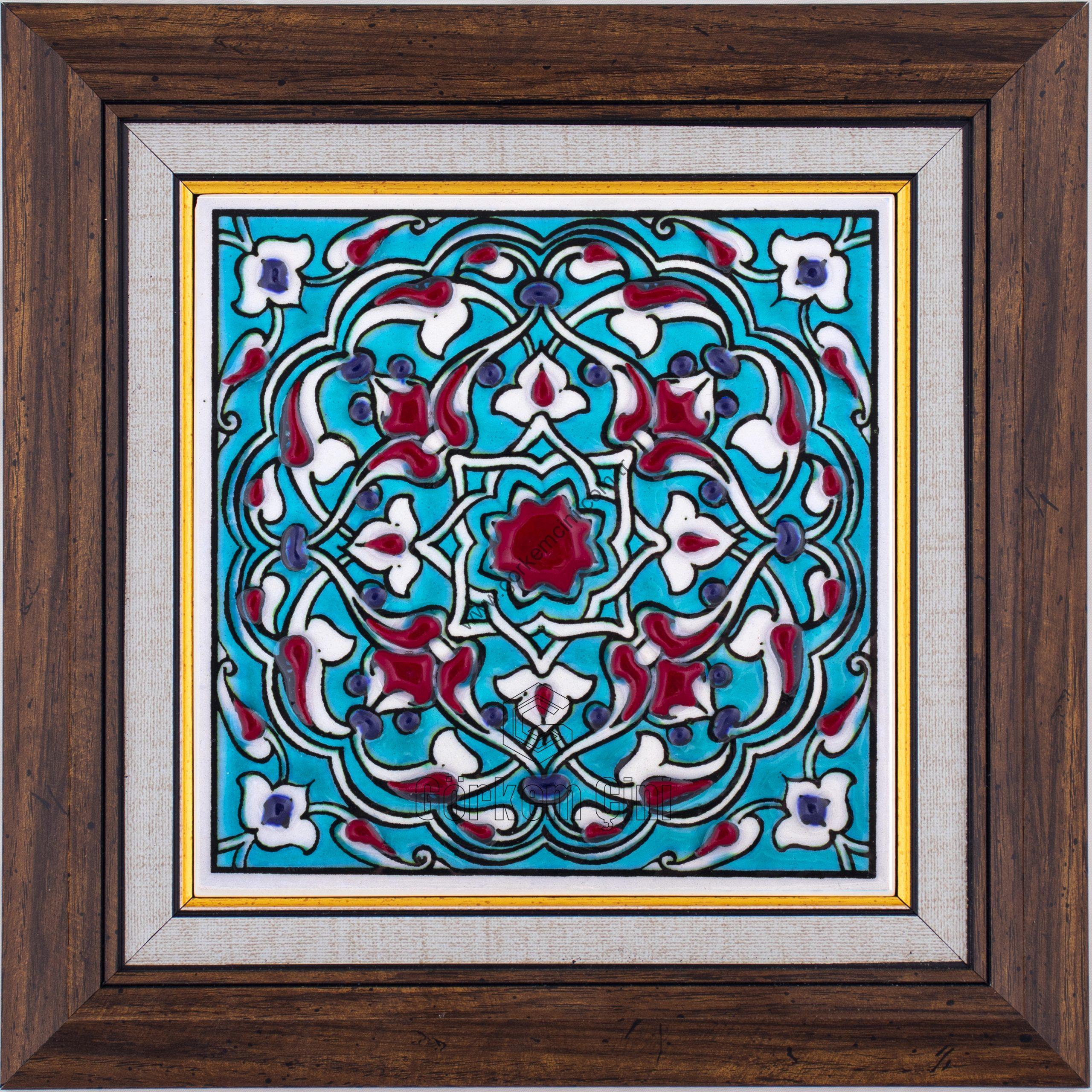 10X10-GÇ131-RUMİ-DESENİ-TURKUAZ-ZEMİN