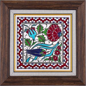 10X10-GÇ137-LALE-GÜL-DESENİ-KIRMIZI-ZEMİN