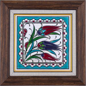 10X10-GÇ151-LALE-DESENİ-TURKUAZ-ZEMİN