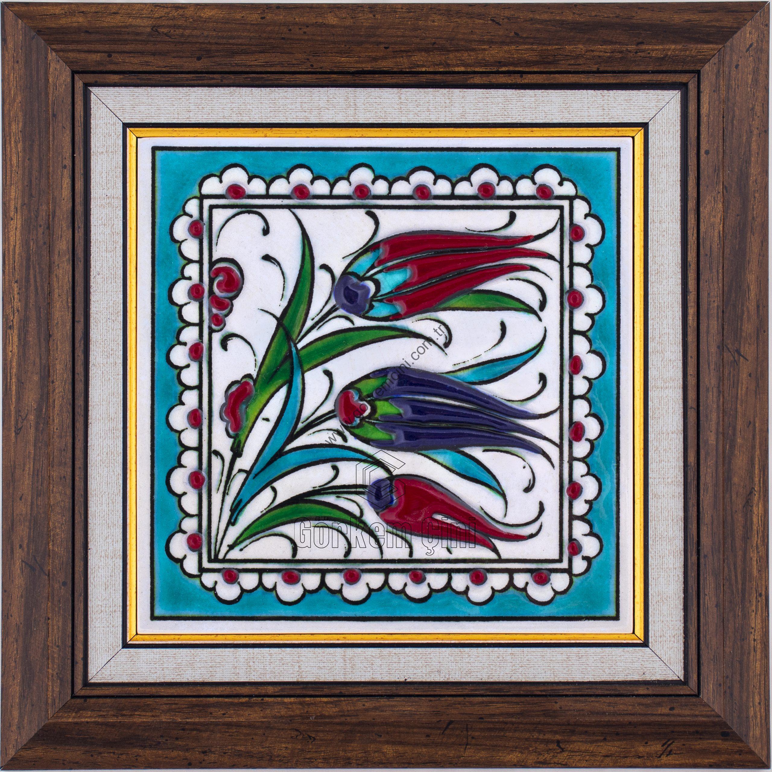 10X10-GÇ151-LALE-DESENİ-TURKUAZ-ZEMİN