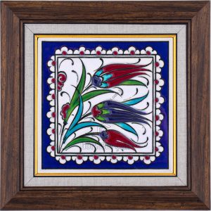 10X10-GÇ150-LALE-DESENİ-KOBALT-ZEMİN