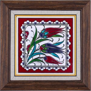 10X10-GÇ152-LALE-DESENİ-KIRMIZI-ZEMİN