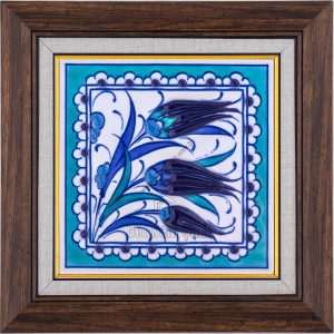 10X10-GÇ154-LALE-DESENİ-MAVİBEYAZ-TURKUAZ-ZEMİN
