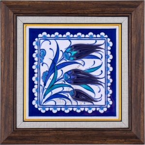 10X10-GÇ153-LALE-DESENİ-MAVİBEYAZ-KOBALT-ZEMİN