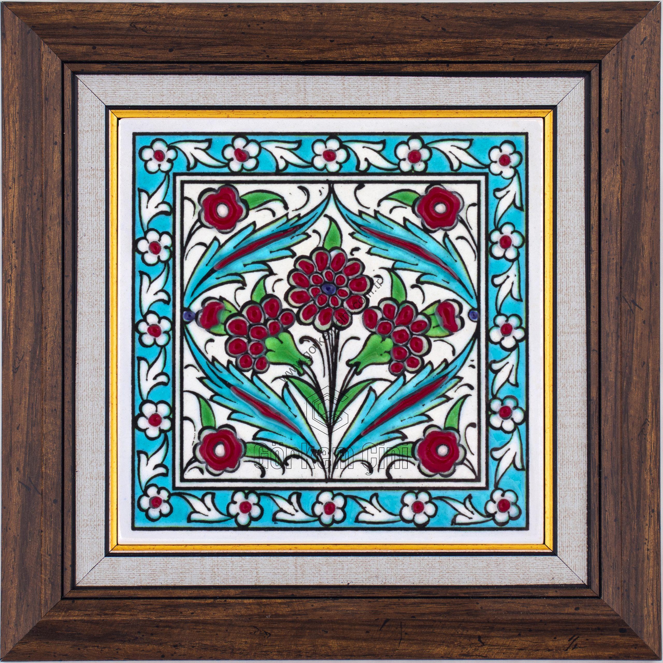 10X10-GÇ156-HANÇER-YAPRAK-DESENİ-TURKUAZ-ZEMİN