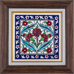 10X10-GÇ155-HANÇER-YAPRAK-DESENİ-KOBALT-ZEMİN