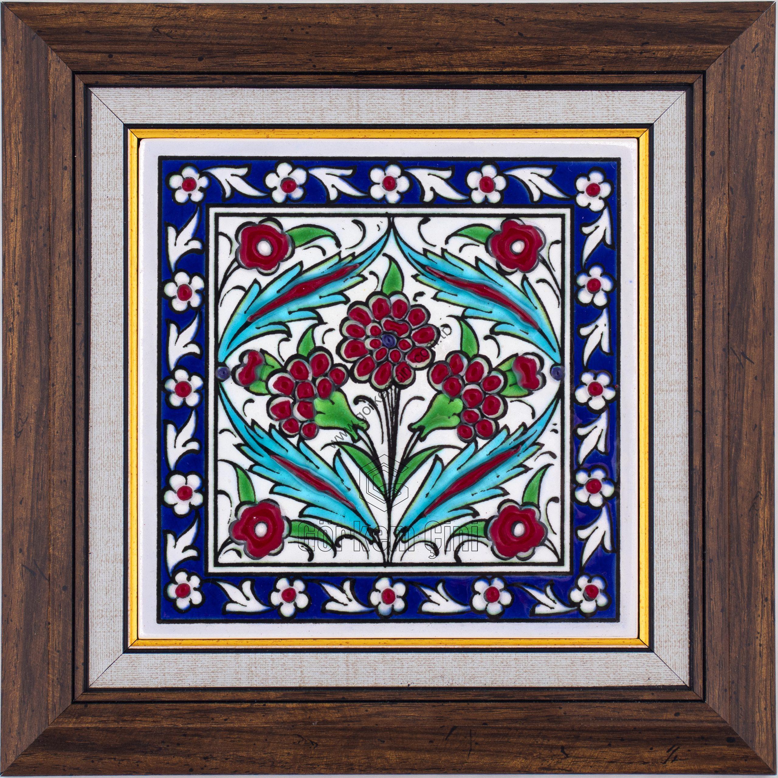 10X10-GÇ155-HANÇER-YAPRAK-DESENİ-KOBALT-ZEMİN