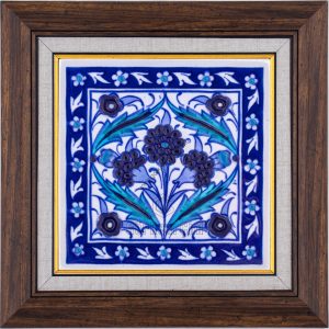 10X10-GÇ158-HANÇER-YAPRAK-DESENİ-MAVİBEYAZ-KOBALT-ZEMİN