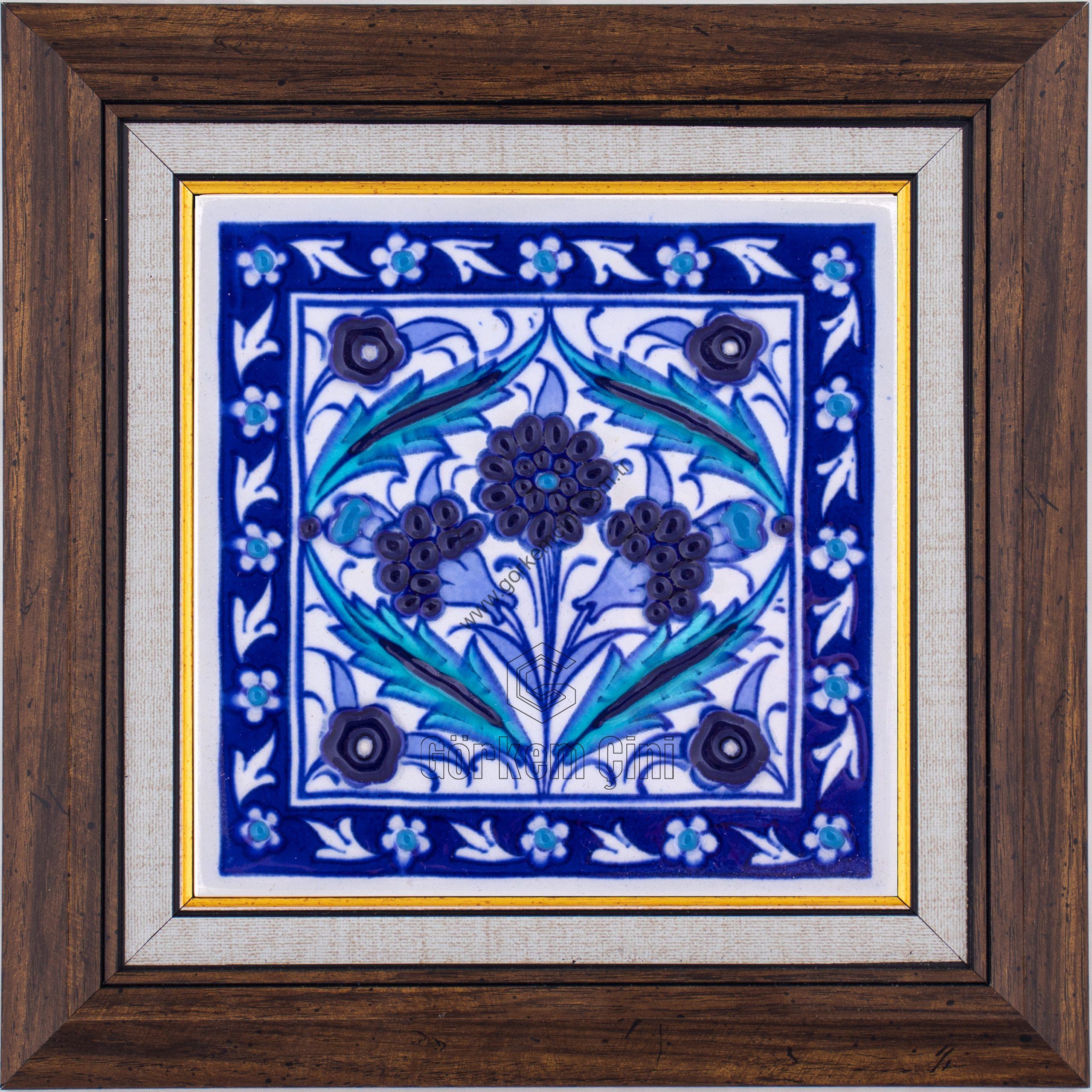 10X10-GÇ158-HANÇER-YAPRAK-DESENİ-MAVİBEYAZ-KOBALT-ZEMİN